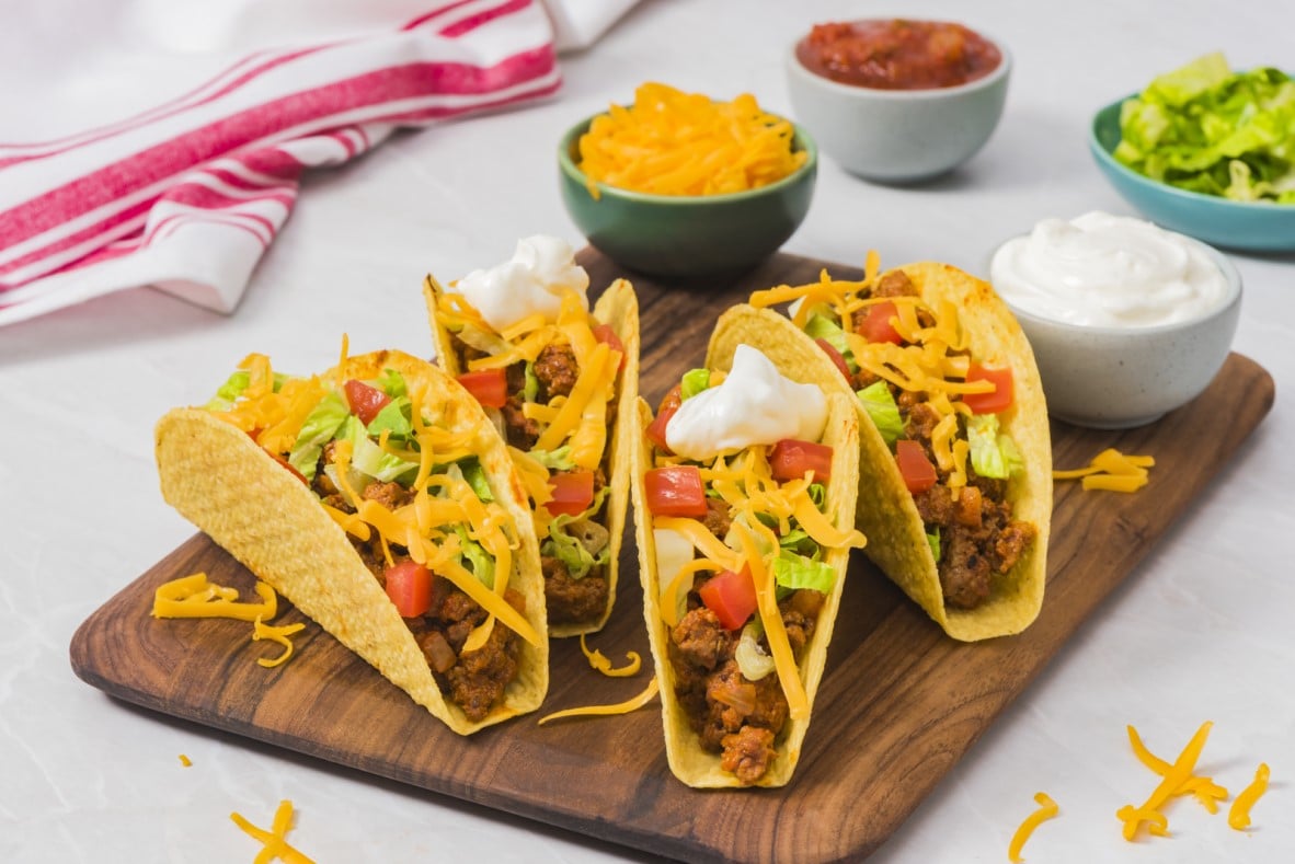 A Tray of Tasty Tacos